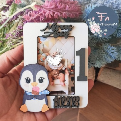 Ahşap Penguen Magnet…